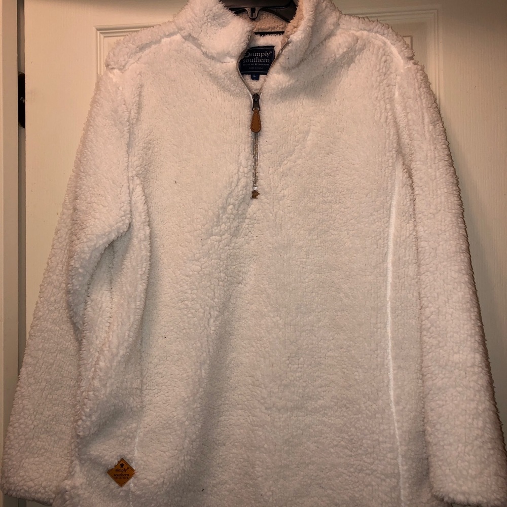 Simply Southern Sherpa half zip